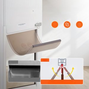 Drzwiczki dla Psa do Drzwi Przesuwnych Aluminiowe Regulacja Wysokości L 12