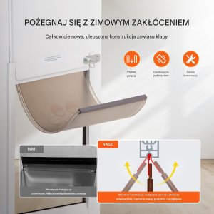 Drzwiczki dla Psa do Drzwi Przesuwnych Aluminiowe Regulacja Wysokości L 3