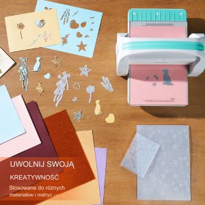 Vevor Dziurkacz Ozdobny do Papieru Maszyna do Wycinania i Tłoczenia 226 mm 11