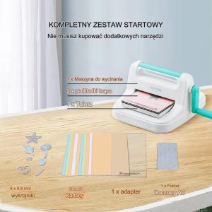 Vevor Dziurkacz Ozdobny do Papieru Maszyna do Wycinania i Tłoczenia 160 mm 12