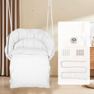 Fotel Wiszący Ogrodowy w stylu Boho do Wnętrz i Ogrodu Udźwig 150 kg 10