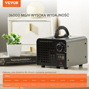 Generator ozonu 36000mg/h z timerem 120min usuwanie zapachów do domu 7