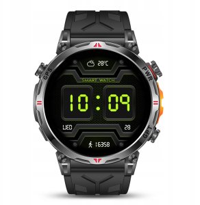 SMARTWATCH MĘSKI ZEGAREK CHAT GPT GPS ROZMOWY SPORT 650mAh 2 paski MENU POL 2