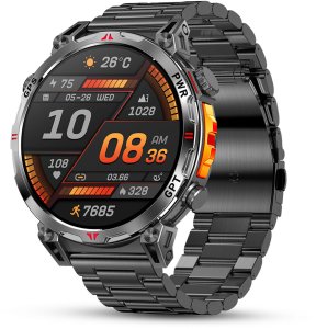 SMARTWATCH MĘSKI ZEGAREK CHAT GPT GPS ROZMOWY SPORT 650mAh 2 paski MENU POL 3