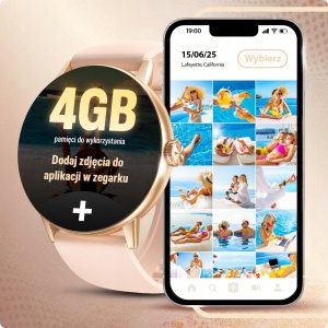 SMARTWATCH DAMSKI ZEGAREK MENU PL ROZMOWY CYKL DYKTAFON ZDJĘCIA 4 paski 14