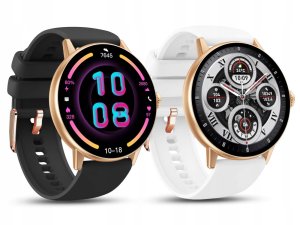 SMARTWATCH DAMSKI ZEGAREK MENU PL ROZMOWY CYKL DYKTAFON ZDJĘCIA 4 paski 2