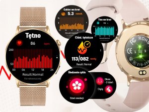 Smartwatch Damski Zegarek - Chat GPT Ciśnienie Tętno Rozmowy - Polskie Menu 9