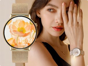 Smartwatch Damski Amoled Rozmowy Menu Polski - Zdrowie Sport Chat GPT Złoty 13
