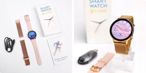 Smartwatch Damski Amoled Rozmowy Menu Polski - Zdrowie Sport Chat GPT Złoty 5