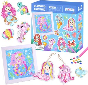 HAFT DIAMENTOWY DIAMOND PAINTING MOZAIKA DIAMENTOWA DLA DZIECI + NAKLEJKI 6