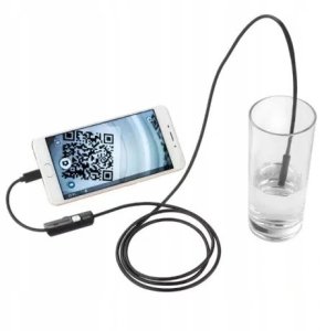 Endoskop Kamera inspekcyjna USB-C 5M OTG LED 3W1 do Telefonu Magnes Lustro 6