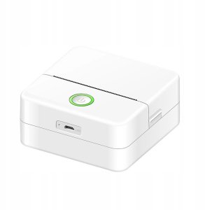 MINI DRUKARKA TERMICZNA DO ZDJĘĆ NOTATEK ETYKIET + 13 ROLEK GRATIS NAKLEJKI 7