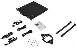 Konsola KVM StarTech StarTech.com Rack KVM Konsole - US Tastatur(QWERTY), Ein Port VGA KVM mit 17" LCD Monitor - 1HE LCD KVM Konsolenschublade mit Kabeln - USB Unterstutzung - 50.000 MTBF (RKCONS1701) - KVM-Konsole mit KVM-Switch - 1 Anschlusse - USB - 43 7