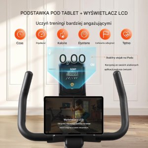 Rowerek treningowy stacjonarny magnetyczny rower do ćwiczeń fitness 3