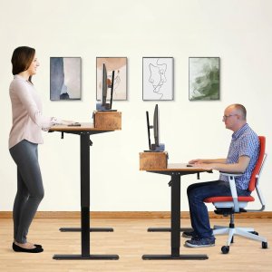 Biurko Vevor Brązowe 120 cm x 60 cm 3