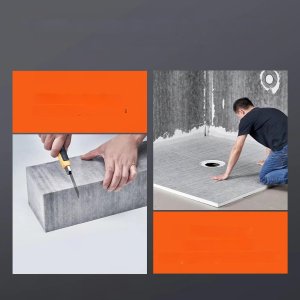 Brodzik Vevor Brodzik prysznicowy 1828x1828 mm odpływ 50mm zestaw z wkładką PVC nierdzewna 5