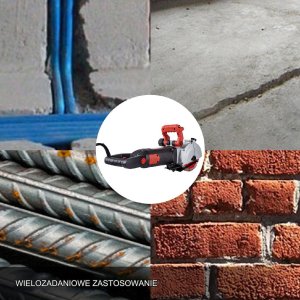 Bruzdownica laserowa do betonu 5 tarczy 2500 W do betonu ścian instalacji 8