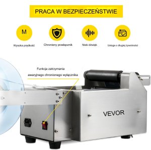 Vevor Półautomatyczna maszyna do etykietowania butelek 13