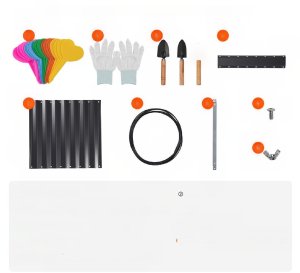 Skrzynia ogrodowa Vevor Grządka ogrodowa duża warzywniak skrzynka z warzywami 240x120cm 13