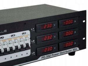 Stairville PD-332 dystrybutor energii 32A z wyświetlaczem cyfrowym 5