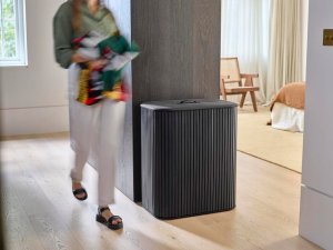 Kosz na pranie Joseph Joseph JJ-Laundry basket 90l bamboo black Tota Twin Luxe 5