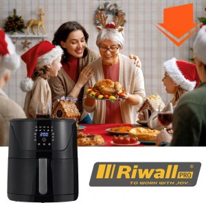 Frytkownica beztłuszczowa Garland FRYTKOWNICA Bez tłuszczu RIWALL FRYTOWNICA AIR FRYER 7L DUŻA XXL RODZINNA 5