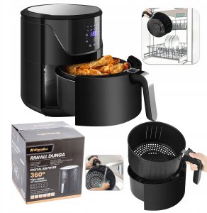 Frytkownica beztłuszczowa Garland FRYTKOWNICA Bez tłuszczu RIWALL FRYTOWNICA AIR FRYER 7L DUŻA XXL RODZINNA 6