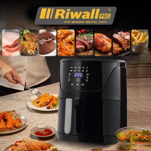 Frytkownica beztłuszczowa Garland FRYTKOWNICA Bez tłuszczu RIWALL FRYTOWNICA AIR FRYER 7L DUŻA XXL RODZINNA 7