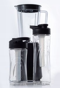 BLENDER KIELICHOWY SMOOTHIE 2 BIDONY 2 WKŁADY CHŁODZĄCE 5w1 RIWALL RBL-01 11