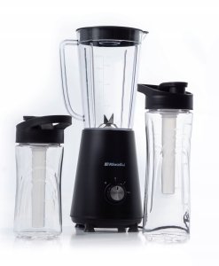 BLENDER KIELICHOWY SMOOTHIE 2 BIDONY 2 WKŁADY CHŁODZĄCE 5w1 RIWALL RBL-01 12