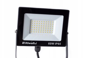Halogen LED Statyw Budowlany Naświetlacz 2X 60W Przewód 2,4M Riwall RH-01 2