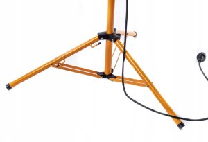 Halogen LED Statyw Budowlany Naświetlacz 2X 60W Przewód 2,4M Riwall RH-01 7