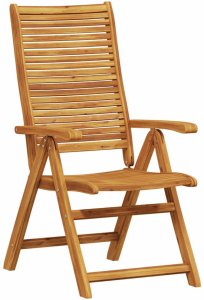vidaXL Zestaw do jadalni w ogrodzie 9 pcs Brązowy lite drewno akacjowe 4
