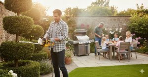 NOŻYCE ELEKTRYCZNE DIAMENT DO ŻYWOPŁOTU KRZEWÓW GAŁĘZI 50cm LASER REH5045 7