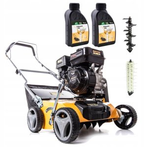 Riwall MOCNY AERATOR WERTYKULATOR spalinowy 4300W 10KM 2 WAŁKI 3