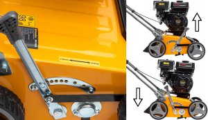 Riwall MOCNY AERATOR WERTYKULATOR spalinowy 4300W 10KM 2 WAŁKI 9