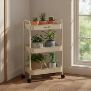 KingHoff REGAŁ BAREK MOBILNY WIELOFUNKCYJNY KINGHOFF KH-1943 10
