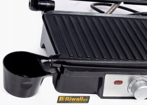 GRILL DO KANAPEK PANINI OPIEKACZ TOSTER ROZKŁ ELEKTRYCZNY RIWALL RGRL-01 11