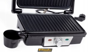 GRILL DO KANAPEK PANINI OPIEKACZ TOSTER ROZKŁ ELEKTRYCZNY RIWALL RGRL-01 12
