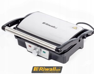 GRILL DO KANAPEK PANINI OPIEKACZ TOSTER ROZKŁ ELEKTRYCZNY RIWALL RGRL-01 3