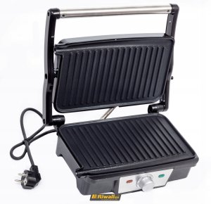GRILL DO KANAPEK PANINI OPIEKACZ TOSTER ROZKŁ ELEKTRYCZNY RIWALL RGRL-01 5