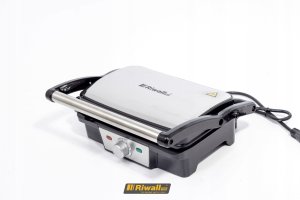 GRILL DO KANAPEK PANINI OPIEKACZ TOSTER ROZKŁ ELEKTRYCZNY RIWALL RGRL-01 9