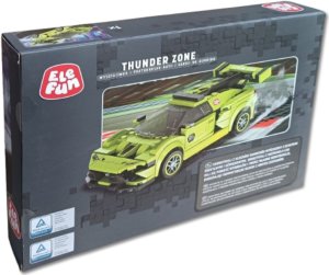 Klocki Elefun Thunder Zone - Wyścigówka FC1610 2