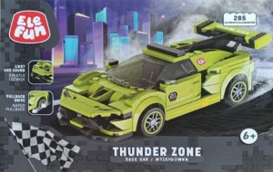 Klocki Elefun Thunder Zone - Wyścigówka FC1610 5