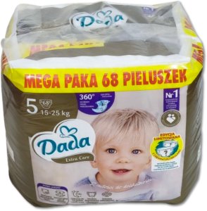 Pieluchy Dada Extra Care 5 BAG 15-25kg 68szt. 2