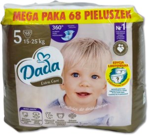 Pieluchy Dada Extra Care 5 BAG 15-25kg 68szt. 7
