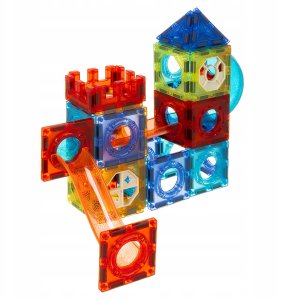 Klocki magnetyczne - tor kulkowy 96el. 26468 6