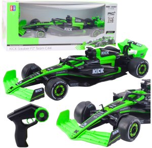 Wyścigówka Zdalnie Sterowana RC Sauber F1 C44 Czarno-Zielona 1:16 2