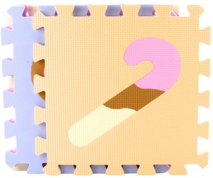 LeanToys Miękkie Puzzle Mata Edukacyjna Pianka EVA Zwierzęta Pastelowe 16 el. 3