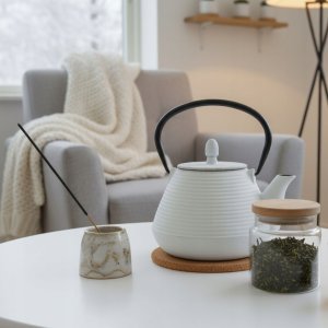 Czajnik żeliwny z zaparzaczem YUKI, 1000 ml 5